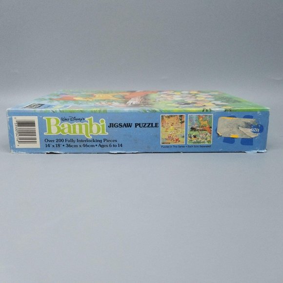 Vtg Golden Disney Bambi Jigsaw Puzzle 200 Pc - Picture 5 of 9